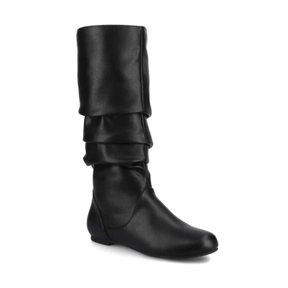 Journee Collection Women's Jayne Wide Calf Slouchy Knee High Boots - Picture 1 of 5